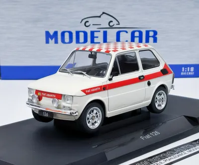Image de Fiat 126 Abarth look (1972) Bílá MCG 1:18