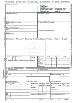 Produktbild von RNK Frachtbrief CMR 2100 DIN A4 4teilig SD