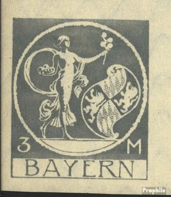 Produktbild von Briefmarken Bayern 1920 Mi 192U, ungezähnt postfrisch Abschiedsserie