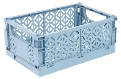 Imagen del producto de Caja plegable "fritzi" de la marca keeeper, tamaño M, color azul nórdico