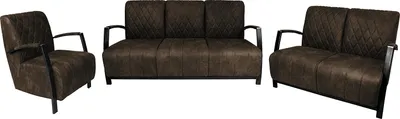 Produktbild von home24 Polstergarnitur (3-2-1) - Antiklederlook