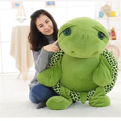 Produktbild von Stofftier Schildkröte Plüschtier 25 cm Grün