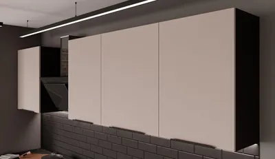 Produktbild von Küche MONZA + ARONA BASIC 280 cm Küchenzeile Küchenblock Einbauküche Nussbaum Okapi matt + Kaschmir beige matt