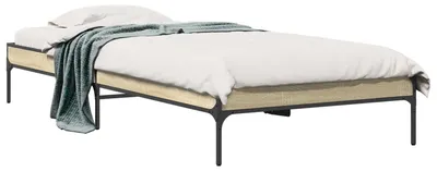 Zdjęcie produktu dla Ramka łóżka dąb Sonoma 80 x 200 cm Drewno inżynieryjne