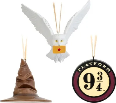 Produktbild von Erik - Zestaw 3 ozdób choinkowych Harry Potter, oficjalny produkt dekoracyjny