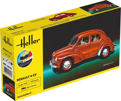 Image de Heller KIT DE DÉMARRAGE Renault 4 CV 1:43