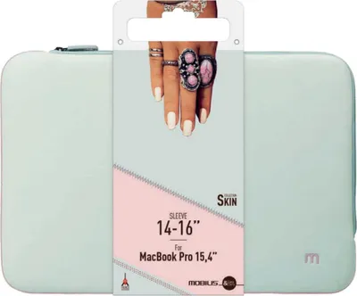 Obrázok produktu pre Mobilis Skin Sleeve 14-16" - sivá a ružová