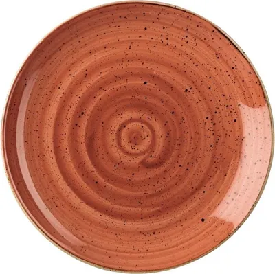 Produktbild von Churchill Stonecast, runder Coupe-Teller, gewürztes Orange, 217 mm, (12 Stück)