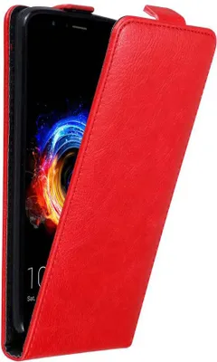 Produktbild von Cadorabo Hülle für Honor 8 PRO Schutz Hülle in Rot Flip Etui Handyhülle Case Cover