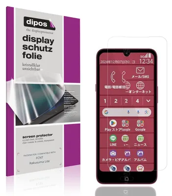 Immagine prodotto di 4x Pellicola Protettiva per FCNT Rakusuma Lite Protezione Schermo Claro Display dipos