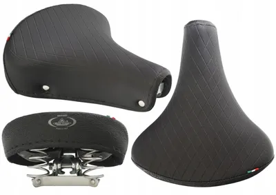 Produktbild von Monte Grappa EXPORT Fahrradsattel Retro schwarz