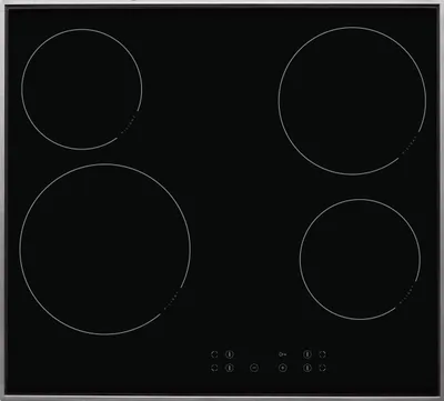 Produktbild von Amica KMC 744 600 E, Autarkes Glaskeramikkochfeld, 60 cm, Edelstahlrahmen, 4 Kochzonen