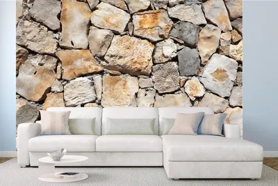 Produktbild von Vlies Fototapete STEINWAND 375 x 250 cm (inkl. Kleister) - Vlies Tapete, Wandtapete, Wandbilder - Tapete für Wohnzimmer Schlafzimmer, Büro, Küche - Montagefertig