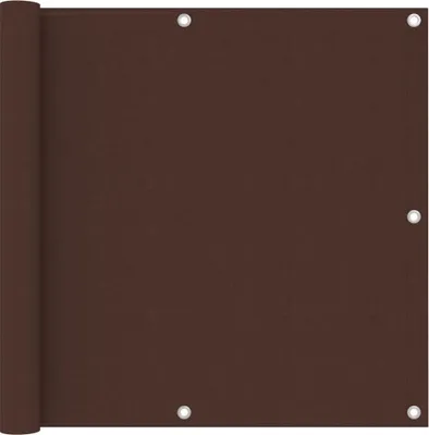 Produktbild von 2025 cloris Balkon-Sichtschutz Braun 90x600 cm Oxford-Gewebe - Sonnenschirme Sale9787980 1parcel