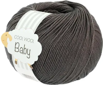 Produktbild von Lana Grossa - Cool Wool Baby 0334 dunkelgrau meliert