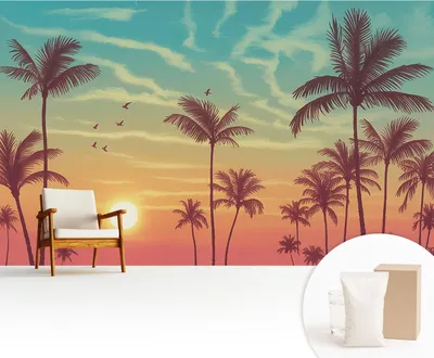 Obrázok produktu pre Samolepiaca fototapeta – 416 x 254 cm – tapeta – nástenná tapeta – nástenné obrazy – samolepiaca fólia – dekoratívna fólia – tapetová fólia – stena – dekorácia – obývacia izba – tropická krajina