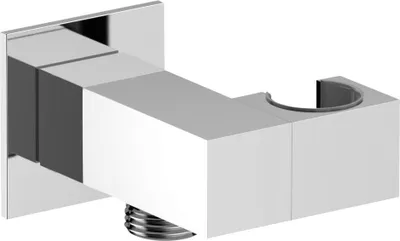 Produktbild von Sapho Brausehalter eckig, drehbar, mit Schlauchanschluss, Chrom