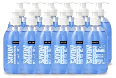 Productafbeelding van 12 x Sence handzeep Provencaalse lavendel - 500 ml - Voordeelverpakking - 12 stuks