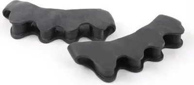 Produktbild von Jumada's – Verbessern Sie Ihren Hallux Valgus mit dem Zehenkorrektor – 2 Stück – Schwarz – Zehenspreizer schwarz