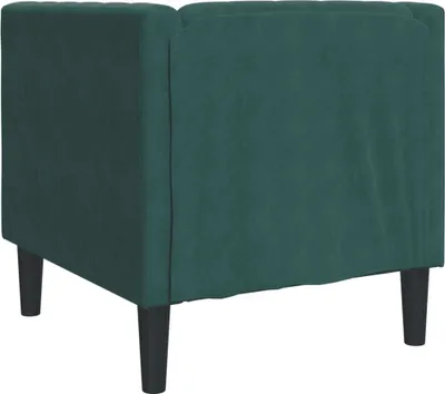 Produktbild von Chesterfield-Sessel Dunkelgrün Samt