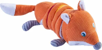Immagine prodotto di HABA Foxie la volpe con sonaglio, giocattolo per bambini, figura scorrevole, figura da gioco, cotone, poliestere, 305830