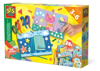 Obrázok produktu pre SES Creative 14632, Detská remeselná súprava, 3 rok / roky, Lepenka, Viacfarebný