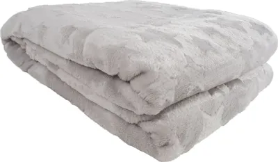Produktbild von Couchdecke mit Herzen/Sternen 150 x 200 cm Flanell Wohndecke