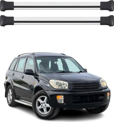 Immagine prodotto di Portapacchi di base per Toyota RAV4 1994-2003 75kg alluminio argento 2 pz