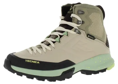 Produktbild von Tecnica Forge Hike Mid GTX Ws wasserdichte und extrem leichte Wanderschuhe mit Goretex Membrane Beige - LT Green EU 40,7