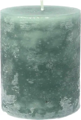 Produktbild von Stumpenkerze durchgefärbt mint 10 x Ø 8 cm