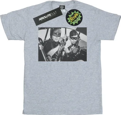 Produktbild von DC Comics - "Batman TV Series Ready For Action" T-Shirt für Herren BI16561 (M) (Grau)