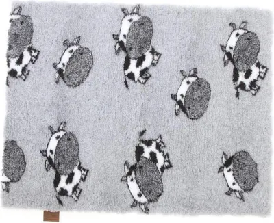 Produktbild von Vetbed Isobed SL grau mit Kühen 150 x 100cm