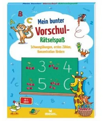 Obrázok produktu pre Mein bunter Vorschul-Rätselspaß