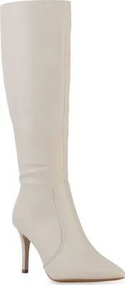 Produktbild von VAN HILL Damen Klassische Stiefel Spitze Stiletto Absatz-Schuhe 840775, Farbe: Beige, Größe: 39