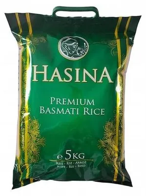Zdjęcie produktu dla Ryż basmati Hasina Extra Long Basmati Rice 5kg - aromatyczny do biryani
