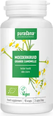 Produktbild von Purasana Mutterkraut Vegan (90 vegane Kapseln)