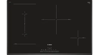 Produktbild von Bosch Serie 6 PVS851FB5E Czarny Wbudowana płyta indukcyjna 80 cm z 4 strefami / strefami