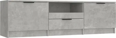 Obrázek produktu pro vidaXL TV skříňka betonová šedá 140x35x40 cm odvozený dřevěný výrobek
