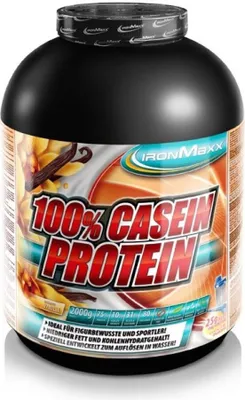 Produktbild von IronMaxx 100% Casein Protein, 2000 g Dose
