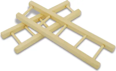 Produktbild von Deko-Holzleiter   2 Größen sortiert  10/12 cm lang  basteln