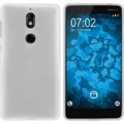 Produktbild von PhoneNatic Case kompatibel mit  Nokia 7 - clear Silikon Hülle matt Cover