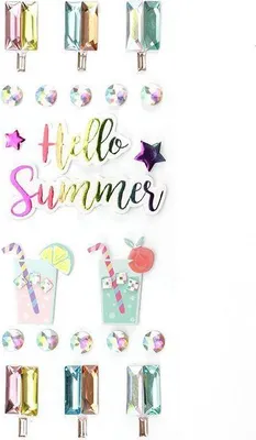 Produktbild von 22 3D-Aufkleber - Hallo Sommer