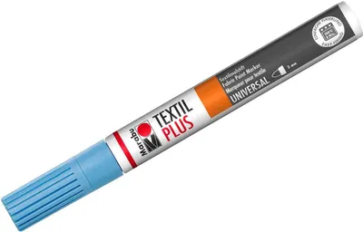 Immagine prodotto di Marcatore tessile Marabu "Textile Painter Plus", blu chiaro