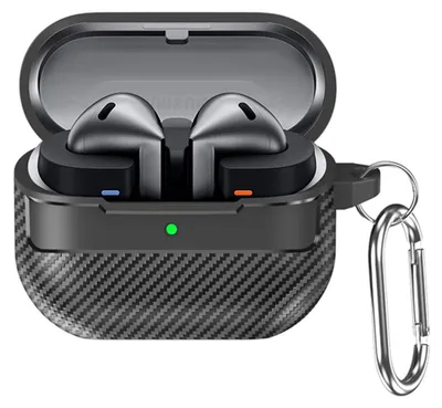Obrázek produktu pro Pouzdro Techsuit CarbonFiber pro Samsung Galaxy Buds 3 / 3 Pro – černé