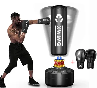 Obrázok produktu pre Tyč na boxerský tréning, nastaviteľná výška, podstavec s prísavkami, čierna