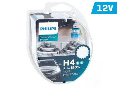 Obrázok produktu pre Philips 12342XVPS2, 60 W, 12 V, H4, Halogén, 3600 K, 2 kusov