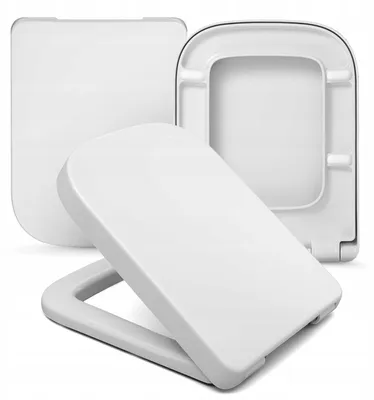 Produktbild von WC-Sitz für Grohe Clova 49644000, Duroplast Weiß, Soft-Close, abnehmbar, antibakteriell, 34 x 44 cm