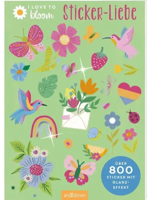 Produktbild von I Love to Bloom - Sticker-Liebe