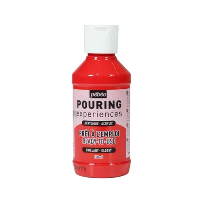 Immagine prodotto di Vernice acrilica lucida per colata - rosso - 118 ml