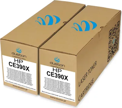 Produktbild von 2x CE390X, 90X Toner Druckertoner Patrone Schwarz kompatibel mit HP M602 M603 M4555